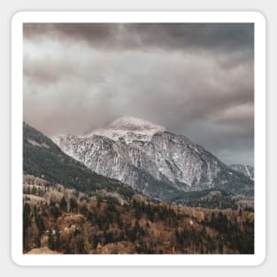 SCENERY 91 - Mountain Alpine Skyline Scenery Magnet